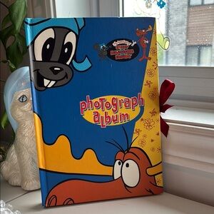 Cartoon Character Photo Album - Blue and Yellow